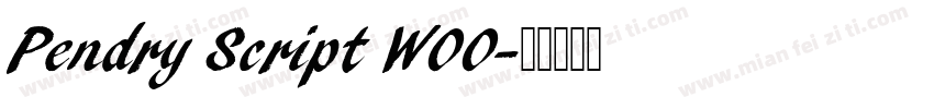 Pendry Script W00字体转换